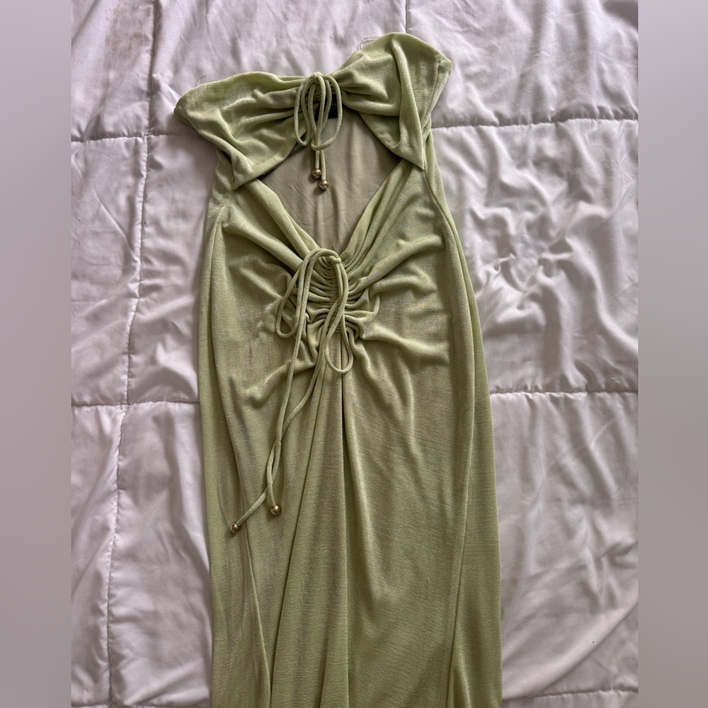 Light Green Strapless Dress